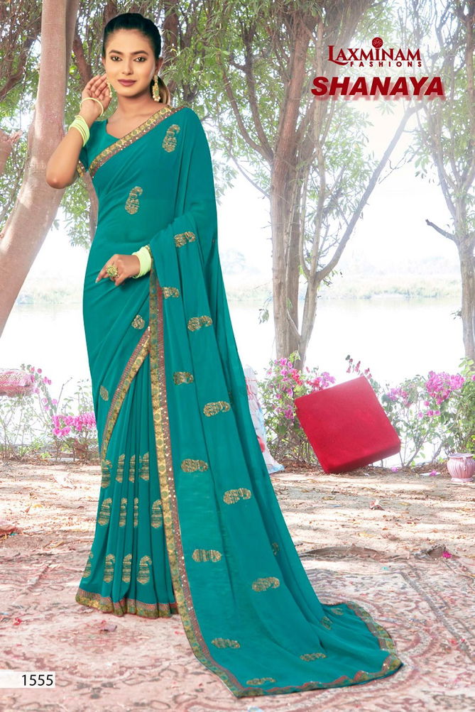 Laxminam Shanaya By Kalista Georgette Sarees Catalog
